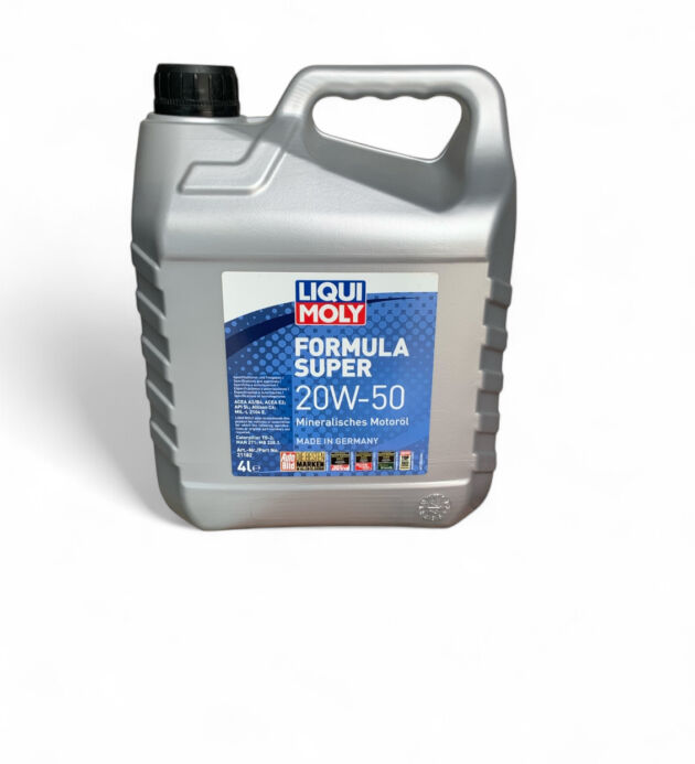 LIQUI MOLY 20W-50 (20w50) Formula Super Engine Oil - 4L