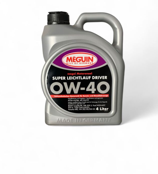 MEGUIN 0W-40 (0w40) Super Leichtlauf Driver Engine Oil - 4L