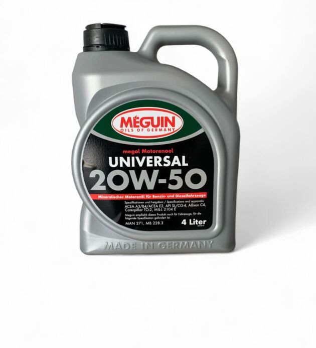 MEGUIN 20W-50 (20w50) Universal Engine Oil - 4L