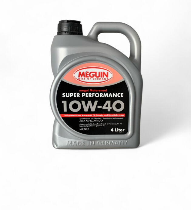 MEGUIN 10W-40 (10w40) Super Performance Engine Oil - 4L