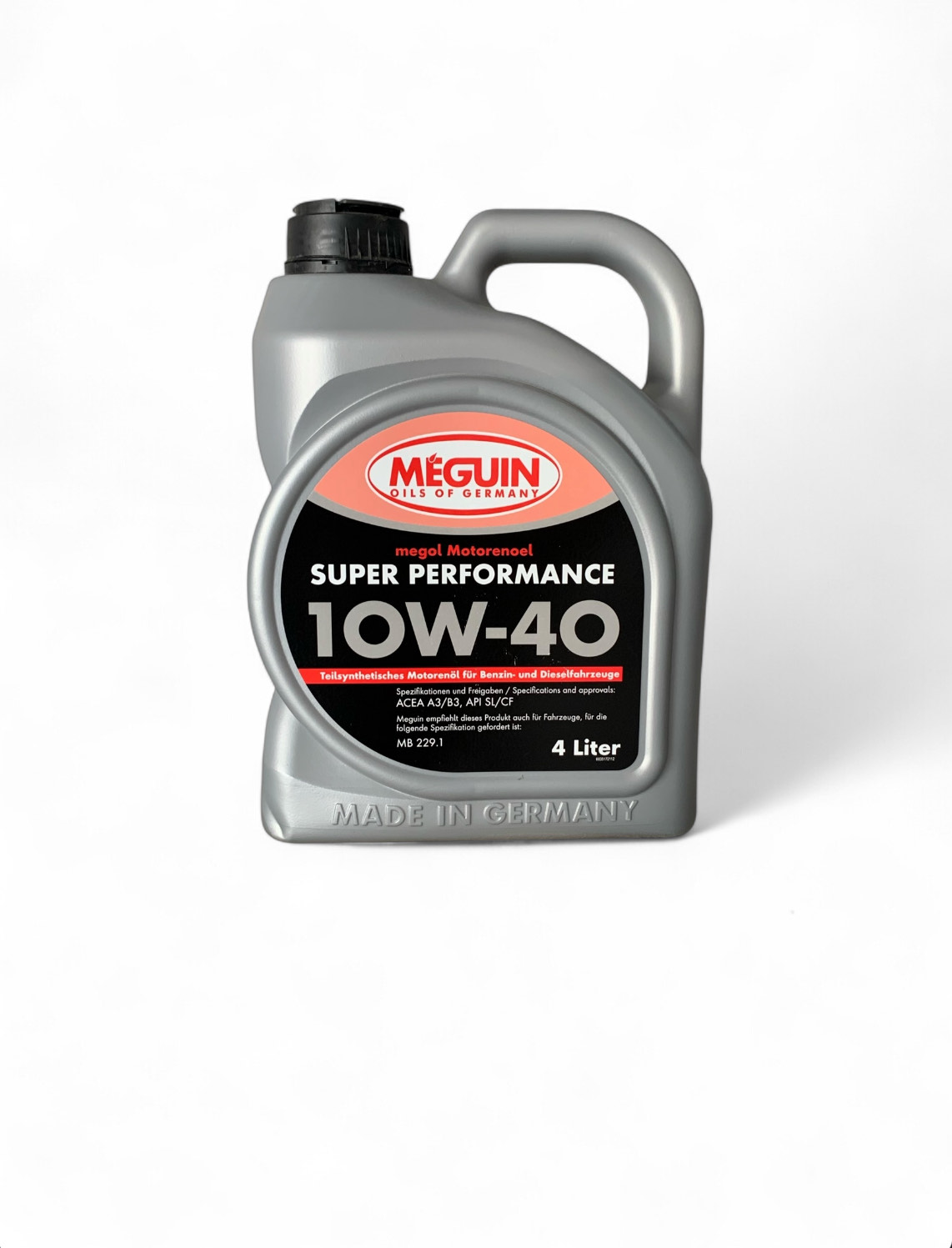 MEGUIN 10W-40 (10w40) Super Performance Engine Oil - 4L