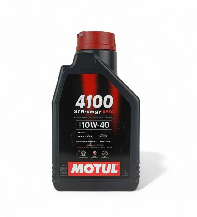 MOTUL 10W-40 (10w40) 4100 Syn-Nergy Spec Engine Oil - 1L