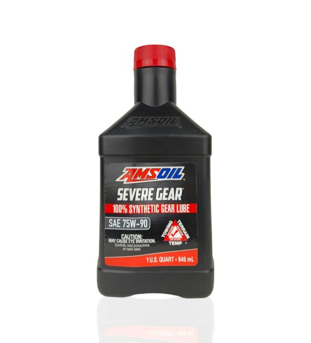 AMSOIL Severe Gear 75W-90 Synthetic Gear Lube 946ml – Premium GL-5 Gear Oil | Autosky Pakistan