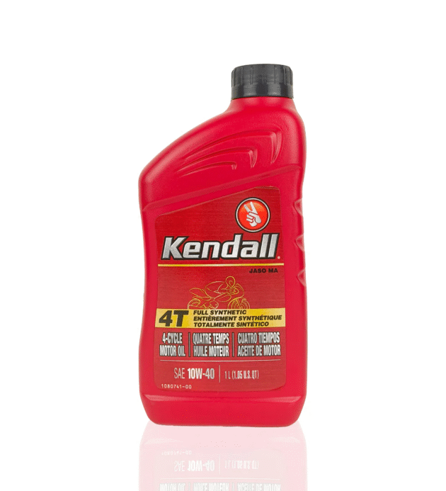 KENDALL 4T 10W-40 (10w40) Full Synthetic Motorcycle Engine Oil - 1L