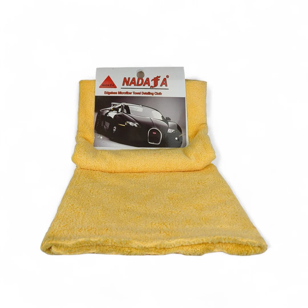 NADAFA Edgeless Microfiber Towel Yellow - 50cmx50cm