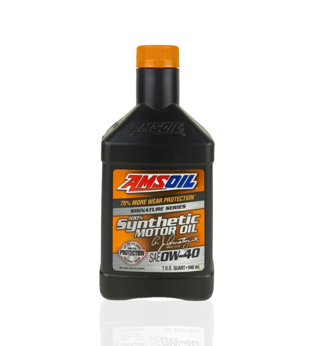 AMSOIL 0W-40 (0w40) Signature Series Synthetic Engine Oil - 946ml