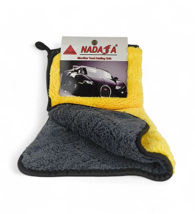 NADAFA Microfiber Cleaning Cloth Yellow/Grey - 40cmx38cm