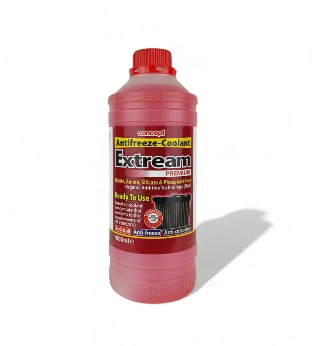 CONCEPT Extream Antifreeze Coolant Red - 1L, 500ml