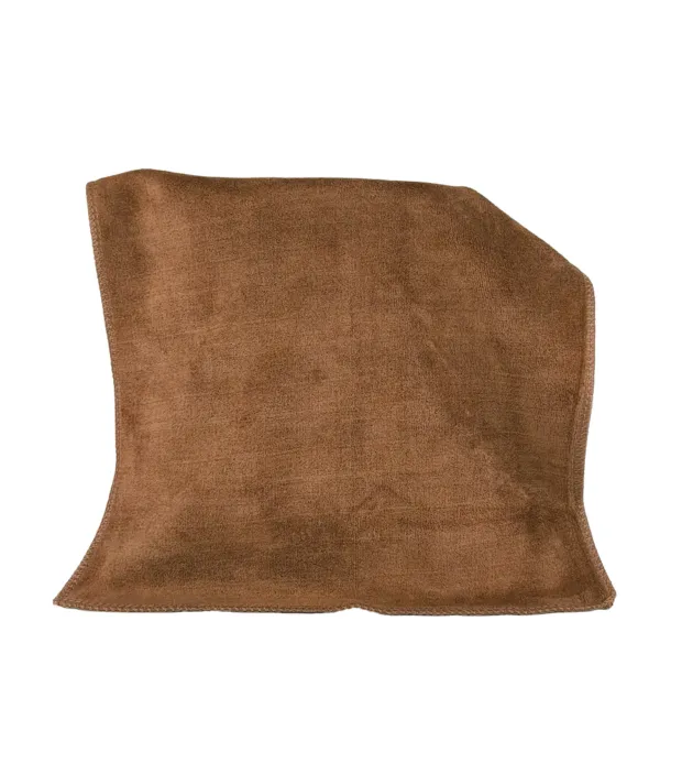 NADAFA Edgeless Microfiber Towel Brown - 50x50cm