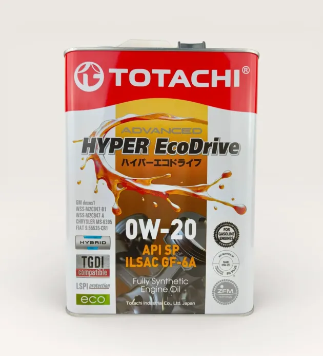 TOTACHI 0W-20 (0w20) API SP Hyper EcoDrive Engine Oil - 4L