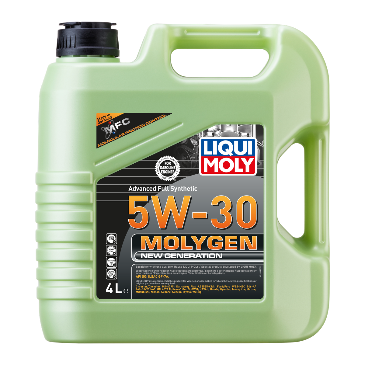 autosky-product-946-liqui-moly-molygen-5w30-4l LIQUI MOLY 5W-30 (5w30) Molygen New Generation Engine Oil - 4L - AutoSky
