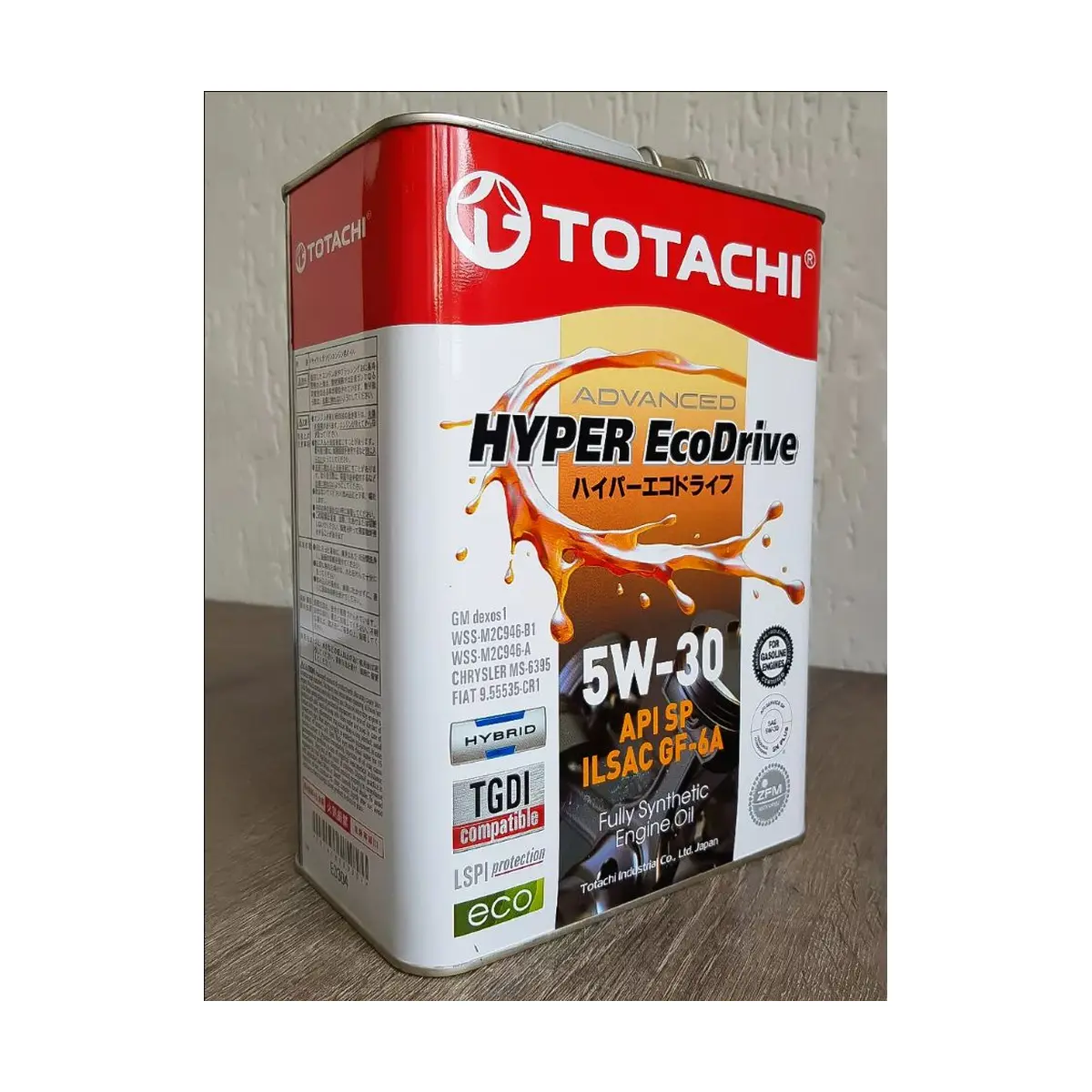 061-autosky-totachi-5w-30-5w30-api-sp-hyper-ecodrive-engine-oil-4l TOTACHI 5W-30 (5w30) API SP Hyper EcoDrive Engine Oil - 4L - AutoSky